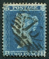 N°0015-1855-GB-REINE VICTORIA-2P-BLEU