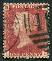 N°0026-1858-GB-REINE VICTORIA-1P-ROUGE CARMINE