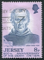 N°0099-1974-JERSEY-800E ANNIV MORT CANON WACE-POETE-8P