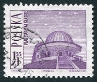 N°1562-1966-POLOGNE-TOURISME-PLANETARIUM-1Z55