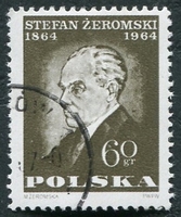 N°1381-1964-POLOGNE-STEFAN ZEROMSKI-ECRIVAIN-60GR