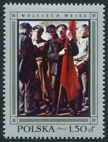 N°1718-1968-POLOGNE-TABLEAU-W.WEISS-1Z50