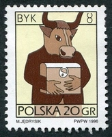 N°3398-1996-POLOGNE-SIGNES DU ZODIAQUE-TAUREAU-20GR