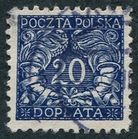 N°026-1919-POLOGNE-20H-BLEU