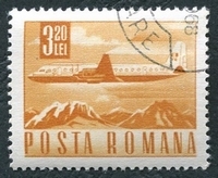 N°2362-1967-ROUMANIE-TRANSPORTS-AVION POSTAL-3L20