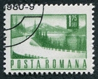 N°2637-1971-ROUMANIE-TRANSPORTS-AUTOROUTE-1L75-VERT