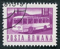 N°2633-1971-ROUMANIE-TRANSPORTS-AUTOCAR-1L20-LILAS