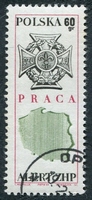 N°1780-1969-POLOGNE-ECLAIREURS-CROIX PRACA ET CARTE-60GR