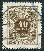 N°074-1924-POLOGNE-40G-BRUN