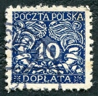 N°025-1919-POLOGNE-10H-BLEU