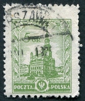 N°0313-1925-POLOGNE-HOTEL DE VILLE-POZNAN-5G-VERT OLIVE