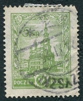 N°0313-1925-POLOGNE-HOTEL DE VILLE-POZNAN-5G-VERT OLIVE