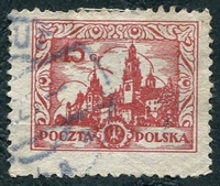 N°0315-1925-POLOGNE-CHATEAU DE LA WAWEL-CRACOVIE-15G-ROSE