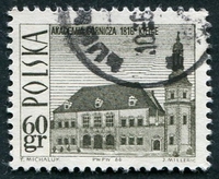 N°1558-1966-POLOGNE-TOURISME-ACADEMIE DE KIELCE-60GR