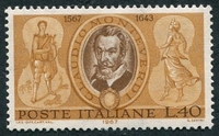 N°0970-1967-ITALIE-CLAUDIO MONTEVERDI-40L