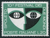 N°0975-1967-ITALIE-10E FESTIVAL DES 2 MONDES A SPOLETE-20L