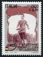 N°2427-2000-ITALIE- CYCLISTE DANS LES ANNEES 1900-1500L