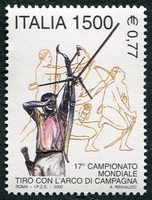 N°2440-2000-ITALIE-17E CHAMP DU MONDE TIR A L'ARC-1500L