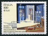 N°2433-2000-ITALIE-BATEAU ET RADIOTELEGRAPHE ELETTRA-800L