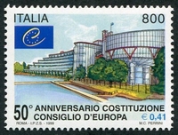 N°2369-1999-ITALIE-50E ANNIV CONSEIL DE L'EUROPE-800L