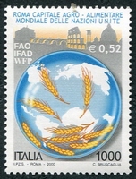 N°2436-2000-ITALIE-ROME CAPITALE AGRO-ALIMENTAIRE-ONU-1000L