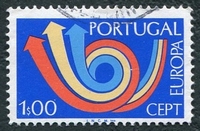 N°1179-1973-PORT-EUROPA-COR POSTAL-1E