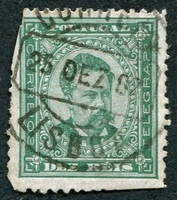 N°0057B-1882-PORT-LOUIS 1ER-10R-VERT