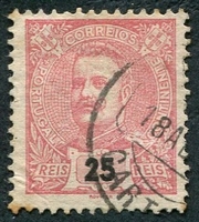 N°0131-1895-PORT-CHARLES 1ER-25R-ROSE