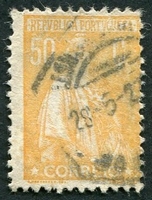 N°0249-1917-PORT-CERES-50C-JAUNE ORANGE