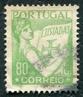 N°0540-1931-PORT-LES LUSIADES-80C-VERT VIF