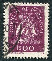 N°0708-1949-PORT-CARAVELLE-1E-LILAS BRUN