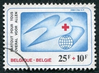 N°2005-1981-BELGIQUE-SECOURS URGENCES INTERNATIONAUX-25F+10F