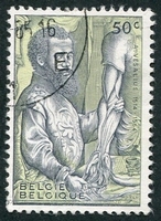 N°1281-1964-BELGIQUE-DOCTEUR ANDRE VESALE-50C
