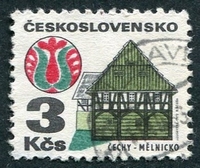 N°1920-1972-TCHECOS-MAISONS-MELNIKO-BOHEME-3K