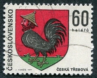 N°1842-1971-TCHECOS-ARMOIRIES DE CESKA TREBOVA-60H