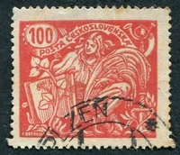 N°0178-1920-TCHECOS-ALLEGORIE-300H-ROUGE