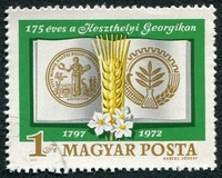 N°2255-1972-HONGRIE-175E ANNIV FONDATION GEORGIKON-1FO