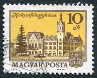 N°2412-1974-HONGRIE-VILLE DE KISKUNFELEGYHAZA-10FO