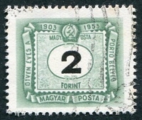 N°0214-1953-HONGRIE-2FO-VERT