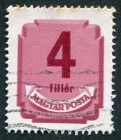 N°0174-1946-HONGRIE-4FI-ROSE LILAS