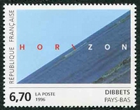 N°2987-1995-FRANCE-OEUVRE DE DIBBETS HORIZON