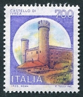 N°1453-1980-ITALIE-CHATEAU D'IVREA-TURIN-700L