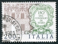 N°1503-1981-ITALIE-150E ANNIV CONSEIL D'ETAT-200L