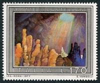 N°1303-1977-ITALIE-GROTTES DE CASTELLANA-LES POUILLES-170L