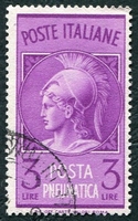N°18-1947-ITALIE-MINERVE-3L-VIOLET
