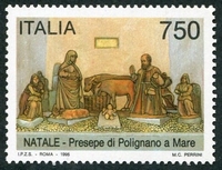 N°2144-1995-ITALIE-CRECHE CATHEDRALE DE POLIGNANO-MARE-750L