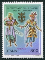 N°2288-1998-ITALIE-400E ANNIV DU MELODRAME-800L