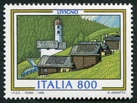 N°2295-1998-ITALIE-VUES-CHAPELLE DE LIVIGNO-800L