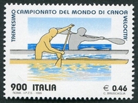 N°2377-1999-ITALIE-SPORT-30E CHAMP MONDE CANOE-KAYAK-900L