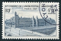 N°0781-1947-FRANCE-LA CONCIERGERIE-4F50-BLEU GRIS